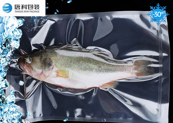 ISO9001 Fish Heat Seal Transparent Nylon Vacuum Bag